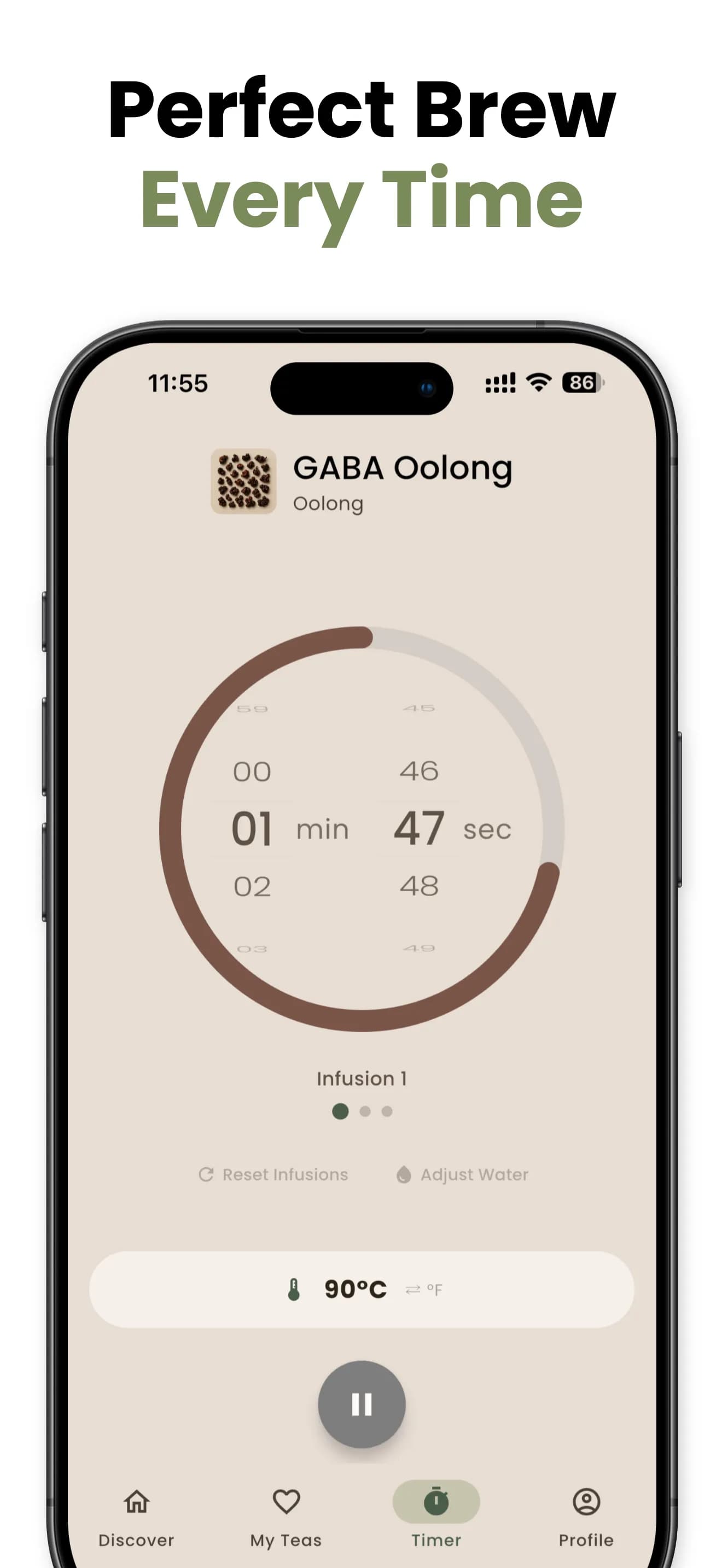 Teafinity app screenshot 1